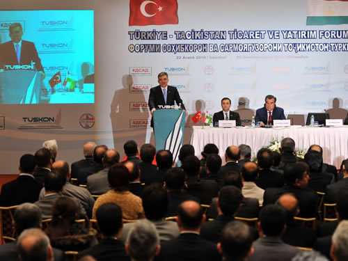 Türk-Tacik İş Forumu İstanbul'da Toplandı